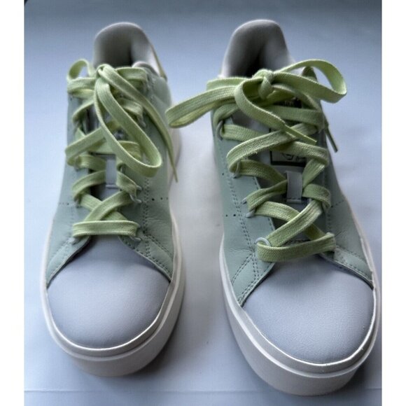 Adidas Stan Smith Bonega Linen Green Sneakers Womens Shoes Size 9.5 - Picture 2 of 8